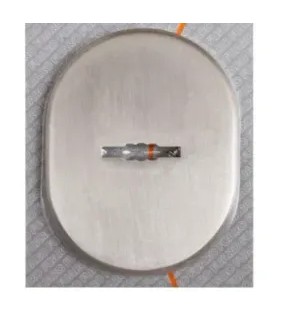 Декоративная накладка под цилиндр ESC 473 (90х65) SN матовый никель