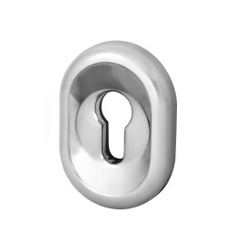 Накладка на цилиндр ESC.C.CRE-eco/OV.12 (ESC-12C eco) СР хром