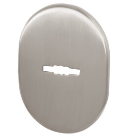 Декоративная накладка ESC 475 (90х65) SN матовый никель на сувальдный замок