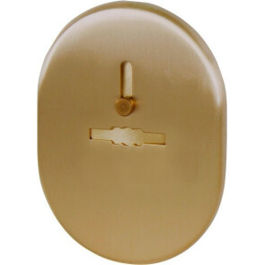 Декоративная накладка ESC 476 SG МАТ ЛАТУНЬ на сувальдный замок с шторкой