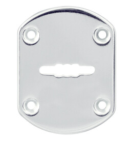Декоративная накладка ESC021/0-SS-NEW (нержавейка) на сув. замок без шторки (1 шт.) тех.упак.