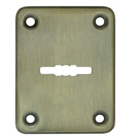 Декоративная накладка ESC082-AB-7 (БРОНЗА) на сувальдный замок (1шт) (латунь)