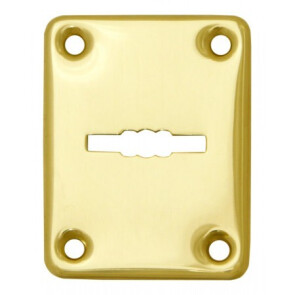 Декоративная накладка ESC082-SG-1 (МАТ ЗОЛОТО) на сувальдный замок (1шт) (латунь)
