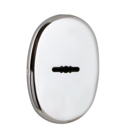 Накладка на сувальдный замок ESC.S-auto.ECO/OV.477 (ESC 477 eco) с авт. шторками CP хром