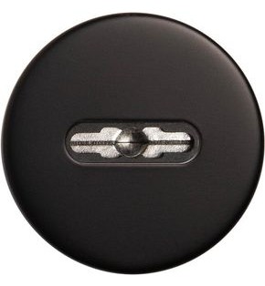 Накладка на сувальдный замок ESC.S-auto.RLR/R.486 BL-24 черный