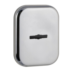 Накладка на сувальдный замок ESC.S-auto.TRD/K.486-S с автомат. шторками CP-8 хром