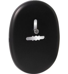 Накладка на сувальдный замок ESC.S-lift.ECO/OV.476 (ESC 476 eco) с шторкой BL черный