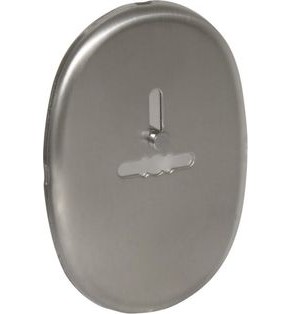 Накладка на сувальдный замок ESC.S-lift.ECO/OV.476 (ESC 476 eco) с шторкой SN мат.никель