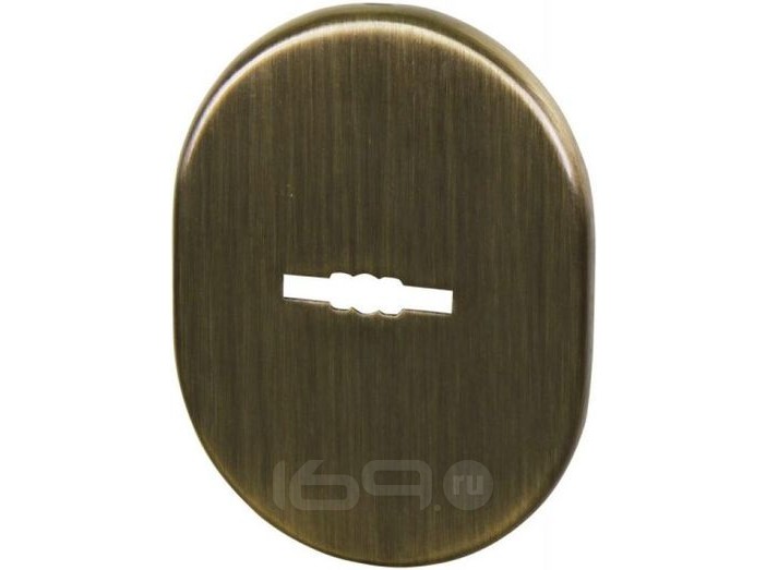 Накладка на сувальдный замок ESC.S.ECO/OV.475 (ESC 475 eco) AB бронза