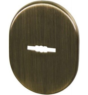 Накладка на сувальдный замок ESC.S.ECO/OV.475 (ESC 475 eco) AB бронза