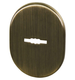 Накладка на сувальдный замок ESC.S.ECO/OV.475 (ESC 475 eco) AB бронза