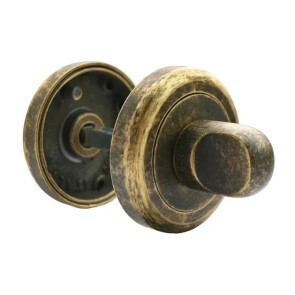 Фиксатор сантехнический на круглой розетке Morelli CC-WC OBA античная бронза