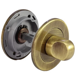 Фиксатор сантехнический на круглой розетке Morelli LUX-WC CAFFE кофе