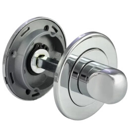 Фиксатор сантехнический на круглой розетке Morelli LUX-WC CRO хром