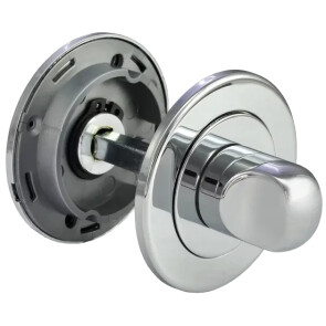 Фиксатор сантехнический на круглой розетке Morelli LUX-WC CRO хром