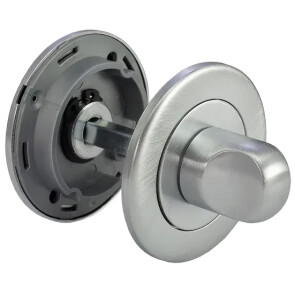 Фиксатор сантехнический на круглой розетке Morelli LUX-WC CSA матовый хром