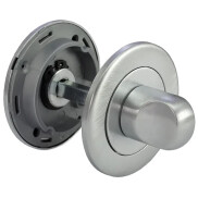 Фиксатор сантехнический на круглой розетке Morelli LUX-WC CSA матовый хром