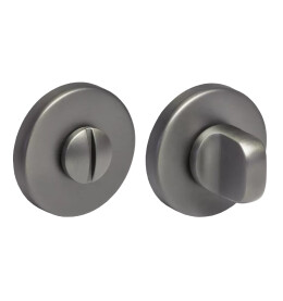 Фиксатор сантехнический на круглой розетке Morelli LUX-WC-R5 ANT антрацит