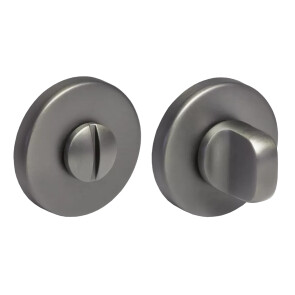 Фиксатор сантехнический на круглой розетке Morelli LUX-WC-R5 ANT антрацит