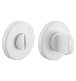 Фиксатор сантехнический на круглой розетке Morelli LUX-WC-R5 BIA белый