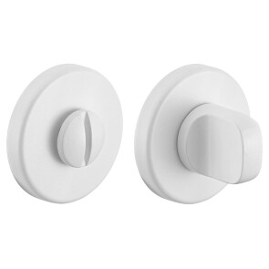 Фиксатор сантехнический на круглой розетке Morelli LUX-WC-R5 BIA белый