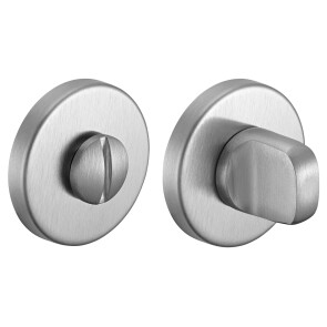 Фиксатор сантехнический на круглой розетке Morelli LUX-WC-R5 CSA матовый хром