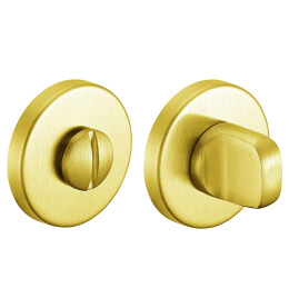 Фиксатор сантехнический на круглой розетке Morelli LUX-WC-R5 OSA матовое золото