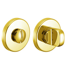 Фиксатор сантехнический на круглой розетке Morelli LUX-WC-R5 OTL золото