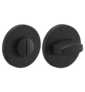 Фиксатор сантехнический на круглой розетке Morelli MH-WC-R6 BL черный