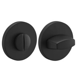 Фиксатор сантехнический на круглой розетке Morelli MH-WC-R6 BL черный