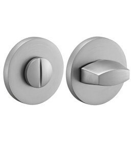 Фиксатор сантехнический на круглой розетке Morelli MH-WC-R6 SC матовый хром