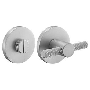 Фиксатор сантехнический на круглой розетке Morelli MH-WC-R6T MSC матовый сатинированный хром