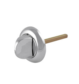 Ручка поворотная BKW6x75.R.HMR54 PLASTIC (HMR6x75) CP хром