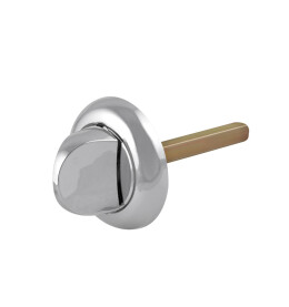 Ручка поворотная BKW8x75.R.HMR54 PLASTIC (HMR8x75) CP хром