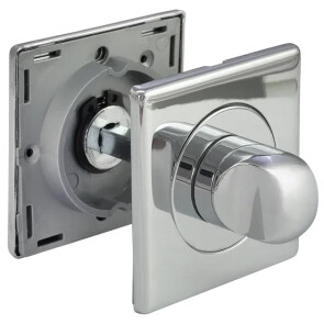 Фиксатор сантехнический на квадратной розетке Morelli LUX-WC-S CRO хром