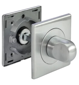 Фиксатор сантехнический на квадратной розетке Morelli LUX-WC-S CSA матовый хром