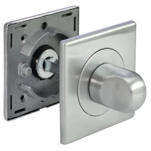 Фиксатор сантехнический на квадратной розетке Morelli LUX-WC-S CSA матовый хром