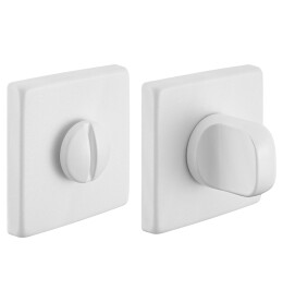 Фиксатор сантехнический на квадратной розетке Morelli LUX-WC-S5 BIA белый