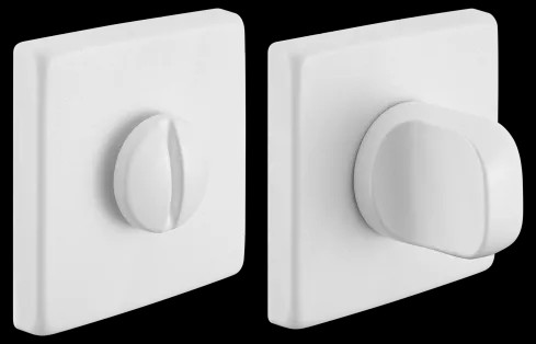 Фиксатор сантехнический на квадратной розетке Morelli LUX-WC-S5 BIA белый