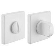 Фиксатор сантехнический на квадратной розетке Morelli LUX-WC-S5 BIA белый