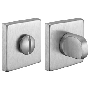 Фиксатор сантехнический на квадратной розетке Morelli LUX-WC-S5 CSA матовый хром