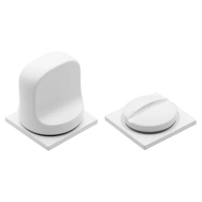 Фиксатор сантехнический на квадратной розетке Morelli LUX-WC-SM BIA белый