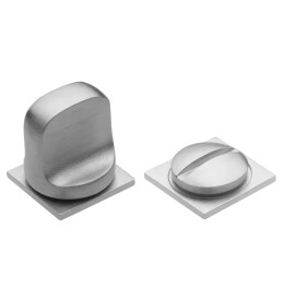 Фиксатор сантехнический на квадратной розетке Morelli LUX-WC-SM CSA матовый хром