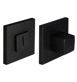 Фиксатор сантехнический на квадратной розетке Morelli MH-WC-S6 BL черный