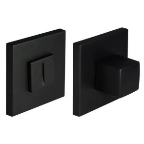 Фиксатор сантехнический на квадратной розетке Morelli MH-WC-S6 BL черный