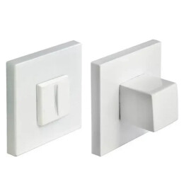 Фиксатор сантехнический на квадратной розетке Morelli MH-WC-S6 W белый