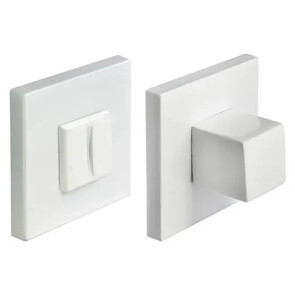 Фиксатор сантехнический на квадратной розетке Morelli MH-WC-S6 W белый