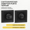 Ручка поворотная BK6.K.QL52 (BK6 QL) BL-24 черный