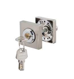 Ручка поворотная с фиксацией ключом BK6.FIX.JK SN-3 мат.никель