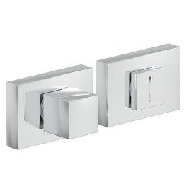 Фиксатор на прямоугольной розетке «AS2-6WC» Chrome